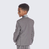 Boys Grey Tuxedo 3 -Piece Set for Kids Teen Children - Wedding