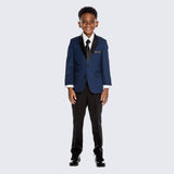 Boys Blue Tuxedo 4 -Piece Set for Kids Teen Children - Wedding