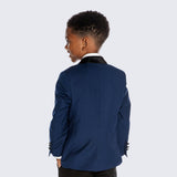 Boys Blue Tuxedo 4 -Piece Set for Kids Teen Children - Wedding