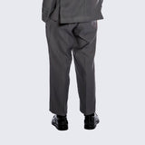 Boy's Dark Grey Slim Fit Pants