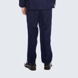 Boy's Navy Blue Slim Fit Pants