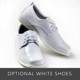 Boys White Tails Tuxedo Package for Kids Teen Children - Wedding