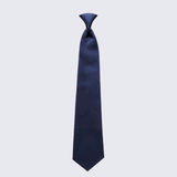 Boy's Satin Navy Blue Pre-Tied Tie for Kids Teen Children - Wedding