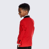 Boys Red Tuxedo 4 -Piece Set for Kids Teen Children - Wedding