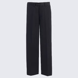 Boy's Black Slim Fit Pants