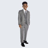 Boys Light Grey Suit Separates for Kids Teen Children - Wedding