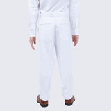 Boy's White Slim Fit Pants for Kids Teen Children - Wedding