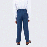 Boy's Indigo Slim Fit Pants for Kids Teen Children - Wedding