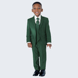 Boy's Green Slim Fit Suit by Stacy Adams for Kids Teen Children - Wedding