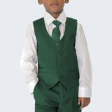 Boy's Green Slim Fit Suit by Stacy Adams for Kids Teen Children - Wedding