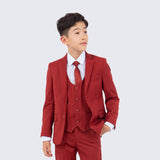 Boy's Brick Slim Fit Suit by Stacy Adams for Kids Teen Children - Wedding