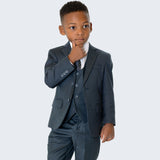 Boy's Charcoal Slim Fit Suit by Stacy Adams for Kids Teen Children - Wedding