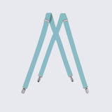 Aqua Blue Suspenders  for Kids Teen Children - Wedding