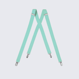 Aqua Green Suspenders  for Kids Teen Children - Wedding