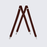 Brown Suspenders  for Kids Teen Children - Wedding