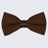 Boys Chocolate Brown Bow Tie  for Kids Teen Children - Wedding