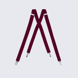 Burgundy Suspenders  for Kids Teen Children - Wedding