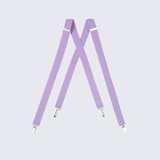 Lilac Suspenders  for Kids Teen Children - Wedding