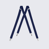 Navy Blue Suspenders for Kids Teen Children - Wedding